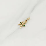 Dije Bailarina 1.4gr / 1 in / Oro Amarillo 18K !