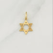 Dije Estrella De David 0.8gr / 3/4 in / Oro Amarillo 18K !