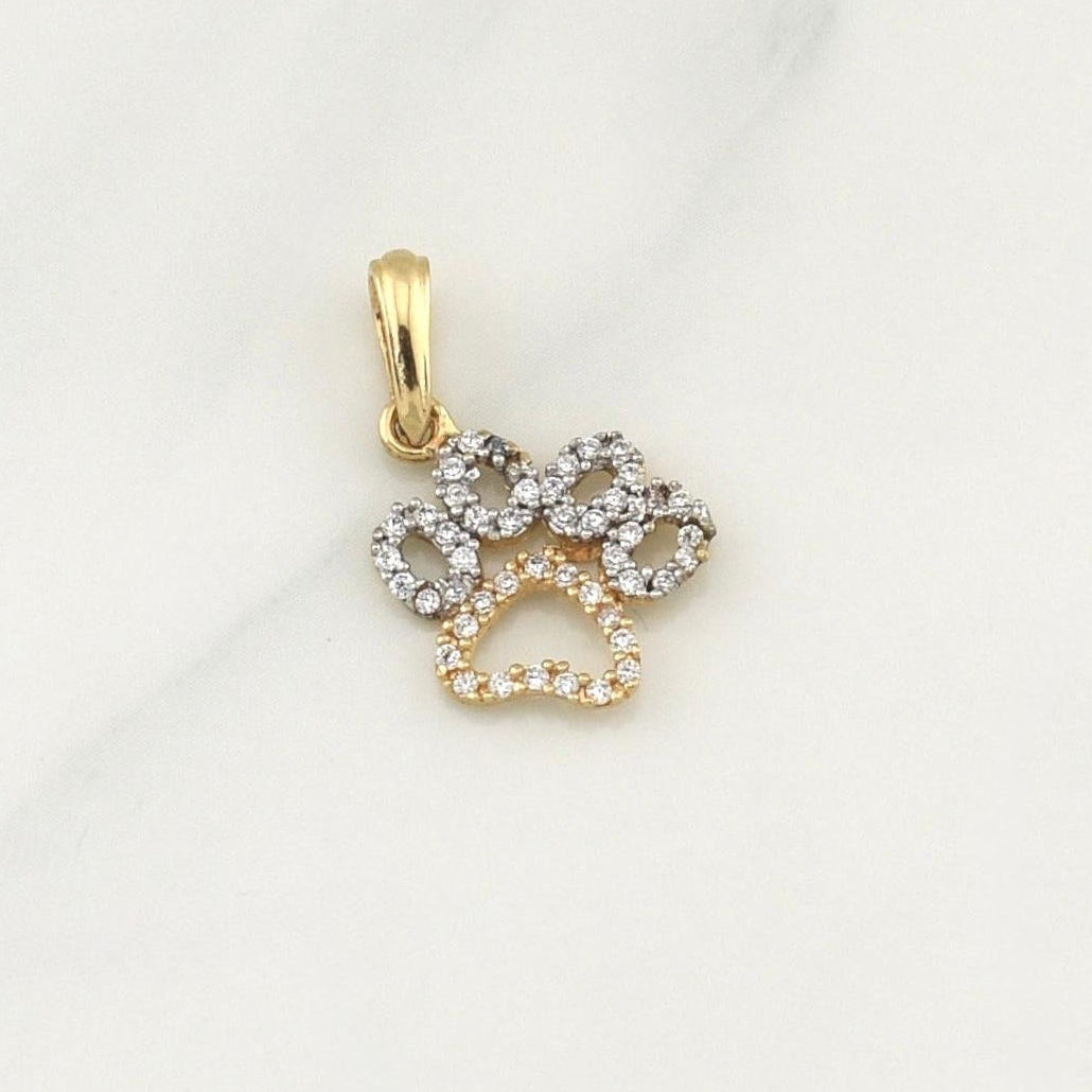 Dije Huella 1gr / 3/4 in / Oro Amarillo 18K !