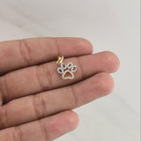 Dije Huella 1gr / 3/4 in / Oro Amarillo 18K !