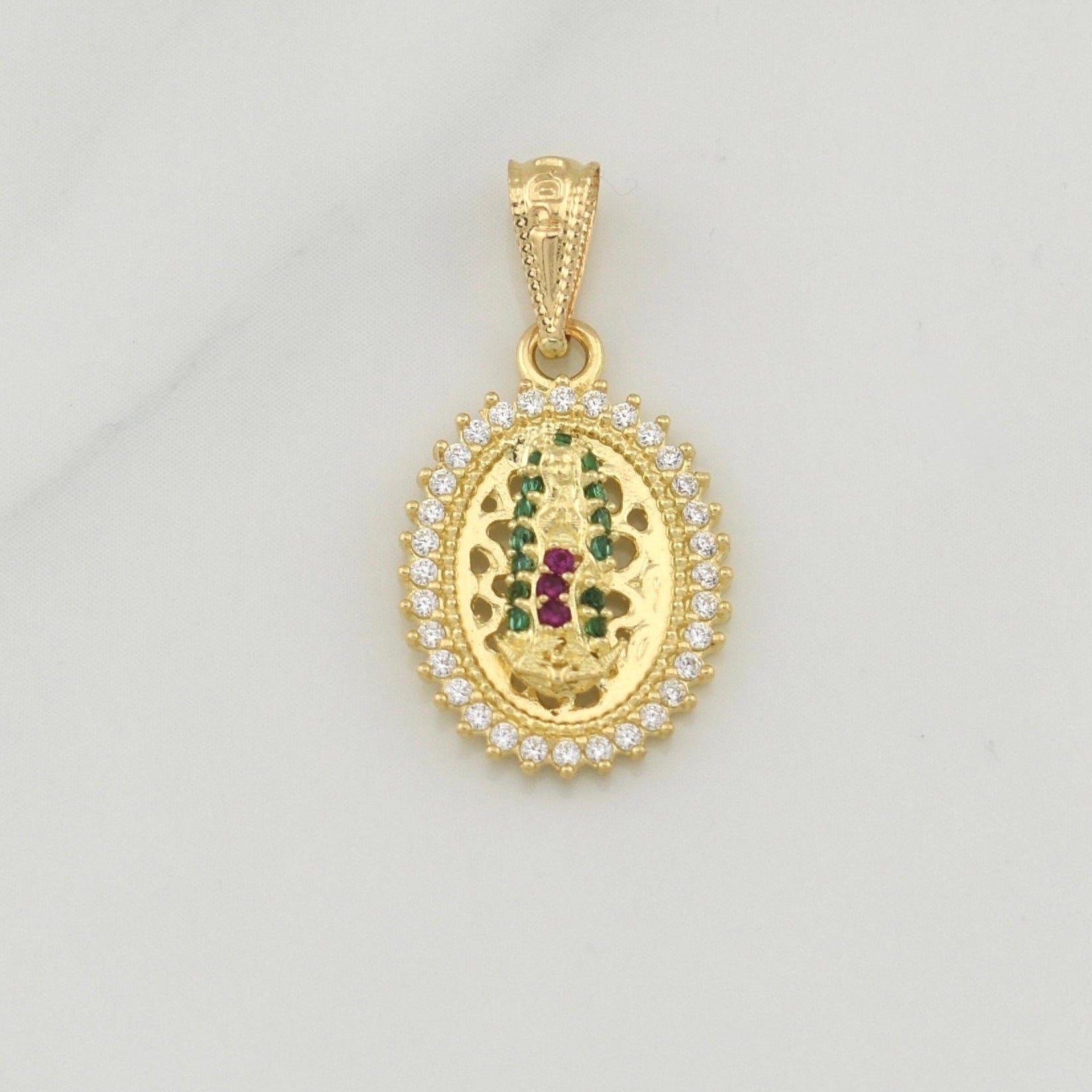 Dije Virgen De Guadalupe 1.8gr / 1 in / Oro Amarillo 18K !