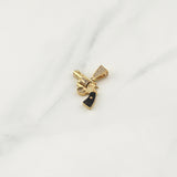 Dije Pistola Movil 3.85gr / 1 in / Oro Amarillo 18K !