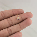 Dije Flor 0.5gr / 1/2 in / Oro Amarillo 18K !