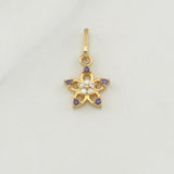 Dije Flor 0.5gr / 1/2 in / Oro Amarillo 18K !