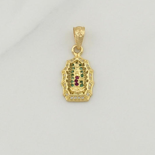 Dije Virgen De Guadalupe 1.3gr / 1 in / Oro Amarillo 18K !