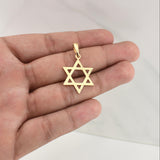 Dije Estrella de David 2gr / 1 1/2 in / Oro Amarillo 18K !