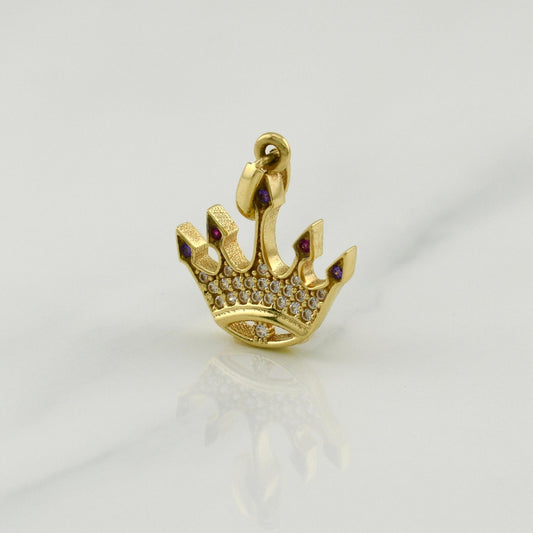 Dije Corona 1.95gr / 3/4 in / Oro Amarillo 18K !