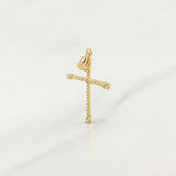 Dije Cruz 1.15gr / 1 1/4 in / Oro Amarillo 18K !