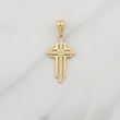 Dije Cruz 1.1gr / 1 in / Oro Amarillo 18K !