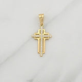 Dije Cruz 1.1gr / 1 in / Oro Amarillo 18K !