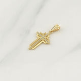 Dije Cruz 1.1gr / 1 in / Oro Amarillo 18K !