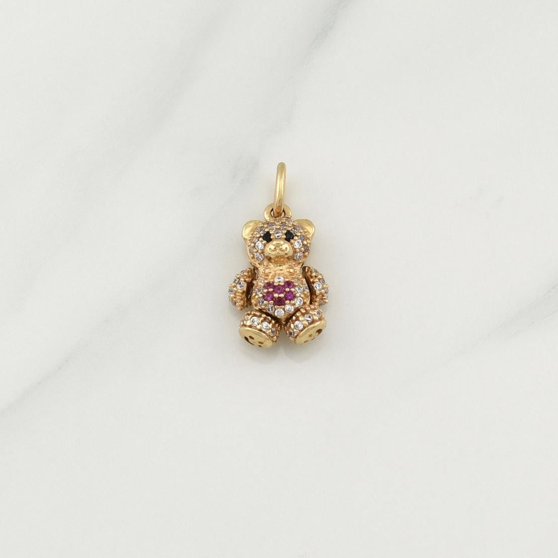 Dije Oso Articulado 2.65gr / 3/4 in / Oro Amarillo 18K !