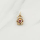 Dije Oso Articulado 2.65gr / 3/4 in / Oro Amarillo 18K !