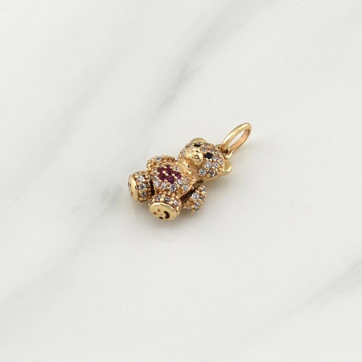 Dije Oso Articulado 2.65gr / 3/4 in / Oro Amarillo 18K !