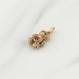 Dije Oso Articulado 2.65gr / 3/4 in / Oro Amarillo 18K !