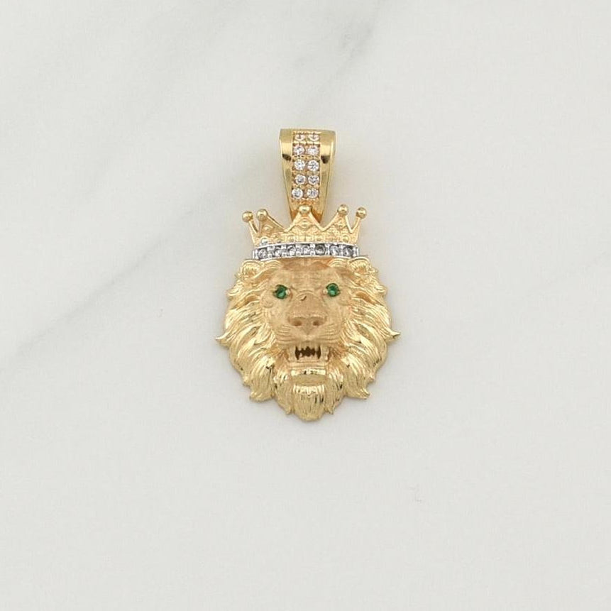 Dije Leon Corona 4gr / 1 in / Oro Amarillo 18K !