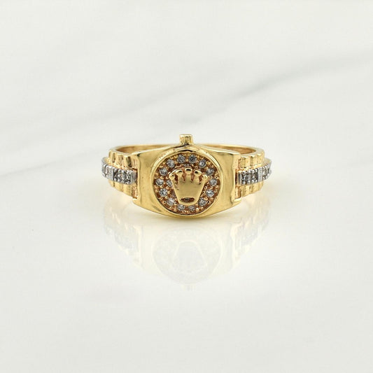 Anillo Corona 3.7gr / T6 / Oro Amarillo 18K !