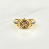 Anillo Corona 3.45gr / T6 1/4 / Oro Amarillo 18K !