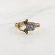Anillo Mano Hamsa Corazon 2.3gr / T6 1/4 / Oro Amarillo 18K !