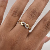 Anillo Infinito 2.25gr / T7 / Oro Amarillo 18K !