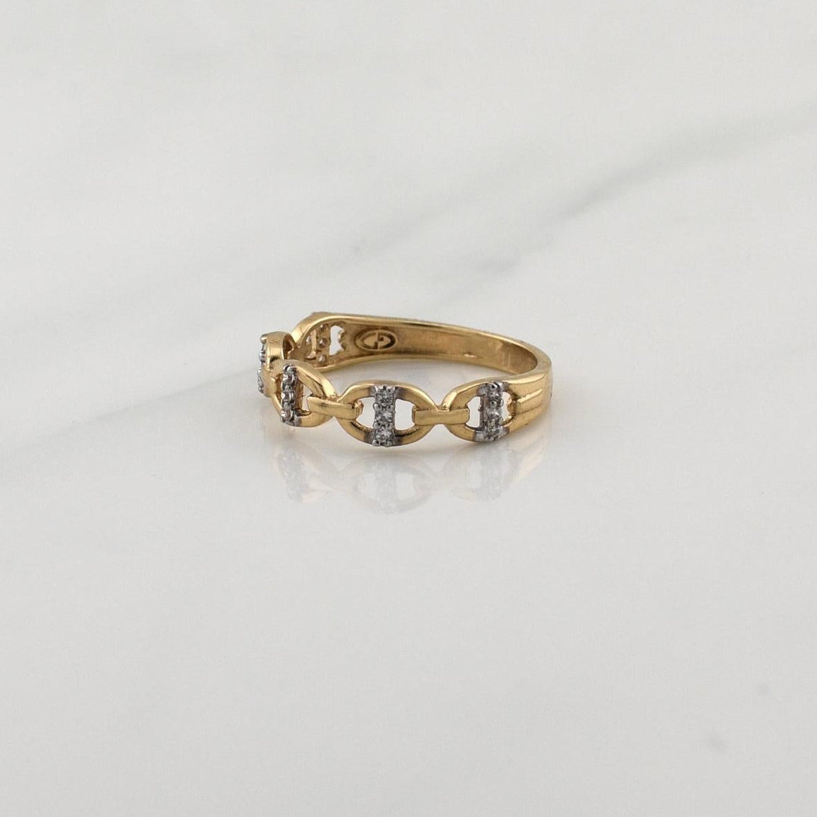 Anillo GC 1.9gr / T5 / Oro Amarillo 18K !