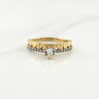 Anillo Churumbela Corazones 2.3gr / T6 1/4 / Oro Amarillo 18K !