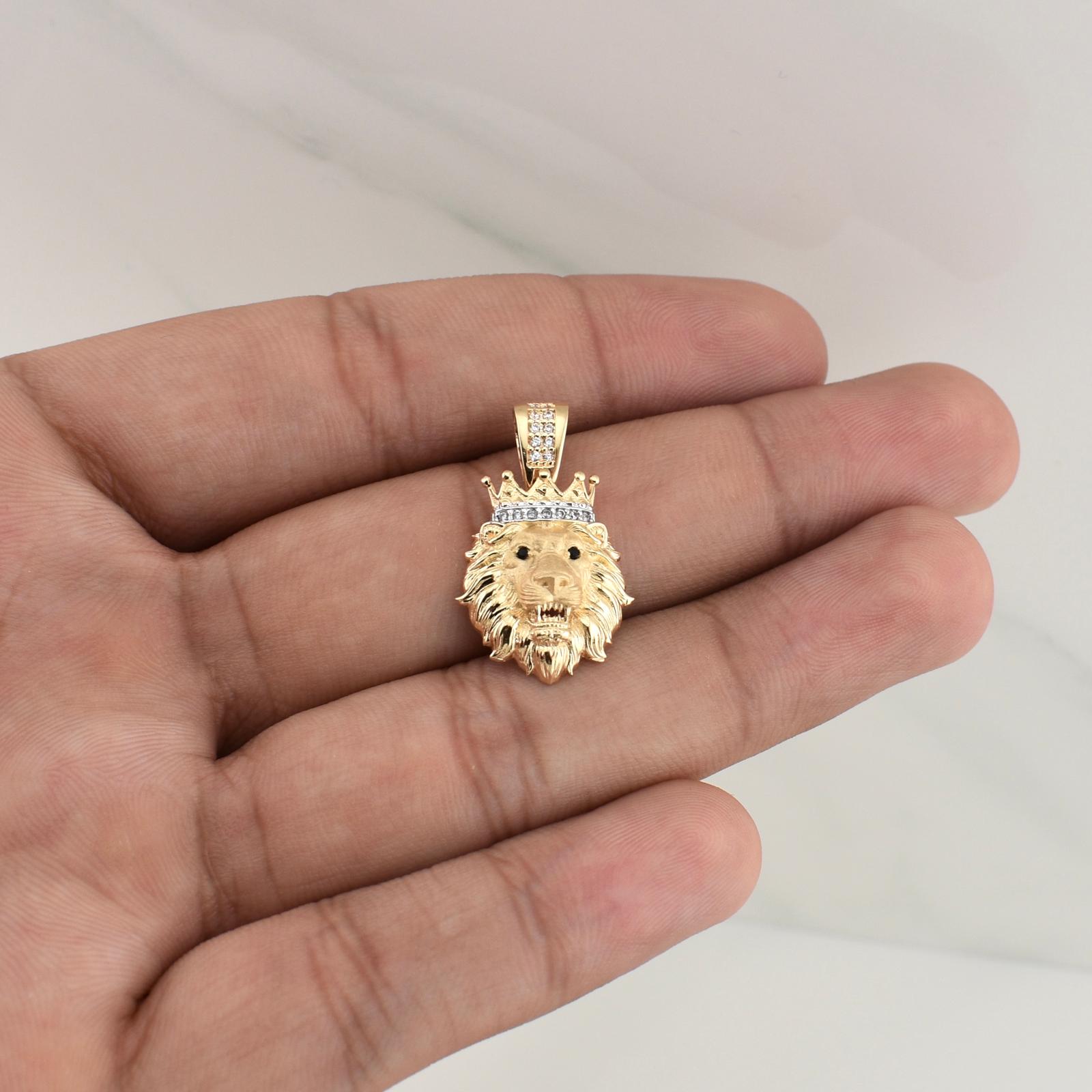 Dije Leon Corona 4gr / 0 in / Oro Amarillo +4 18K !