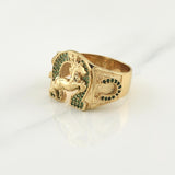 Anillo Caballo Herraduras 8.75gr / T10 3/4 / Oro Amarillo 18K !