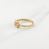 Anillo Infinito 1.45gr / T5 1/4 / Oro Amarillo 18K !