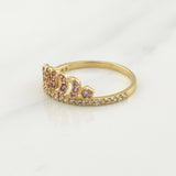 Anillo Corona 1.7gr / T6 1/4 / Oro Amarillo 18K !