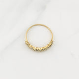 Anillo Churumbela Curvo 1.45gr / T7 1/2 / Oro Amarillo 18K !