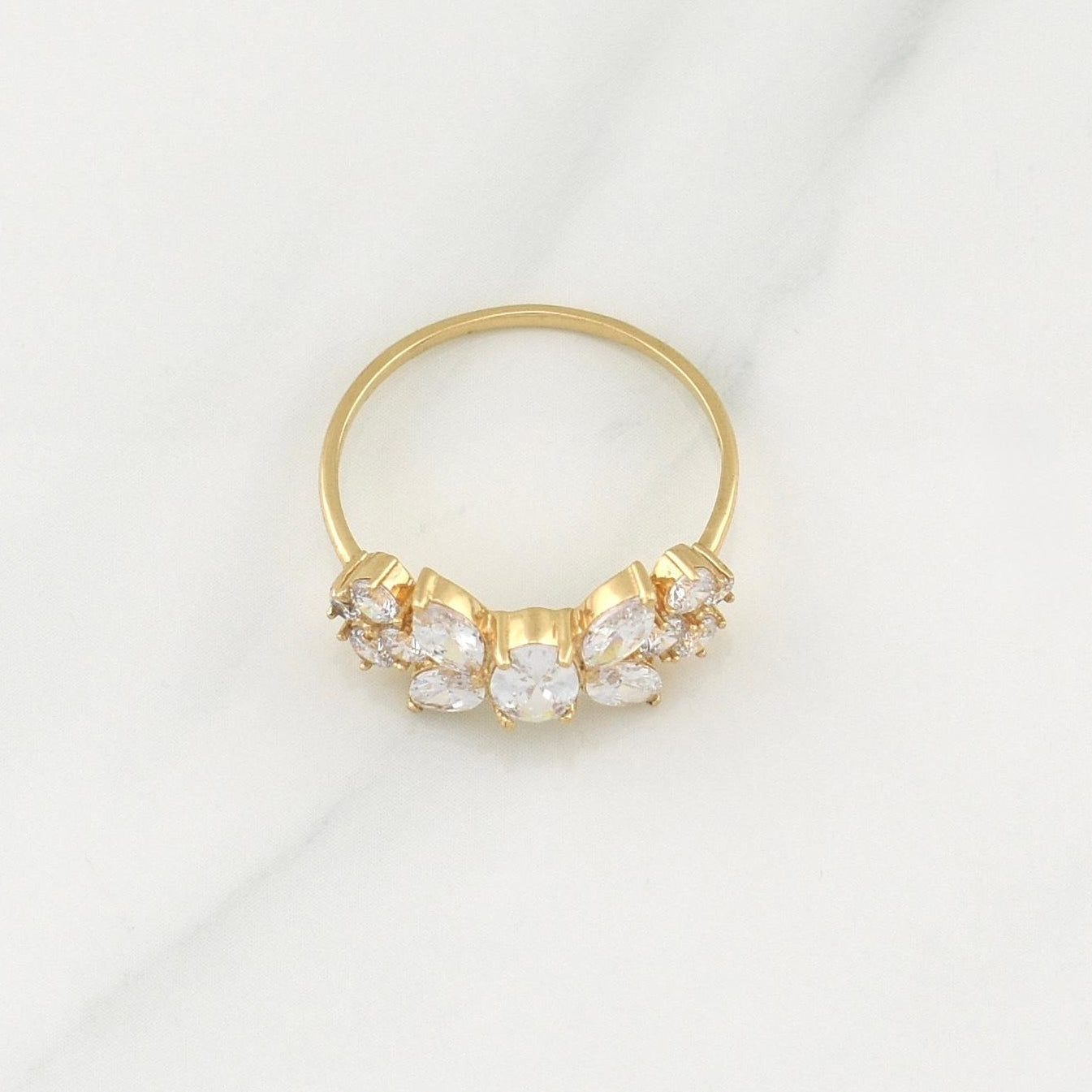 Anillo Muerdago 2.6gr / T7 / Oro Amarillo 18K !