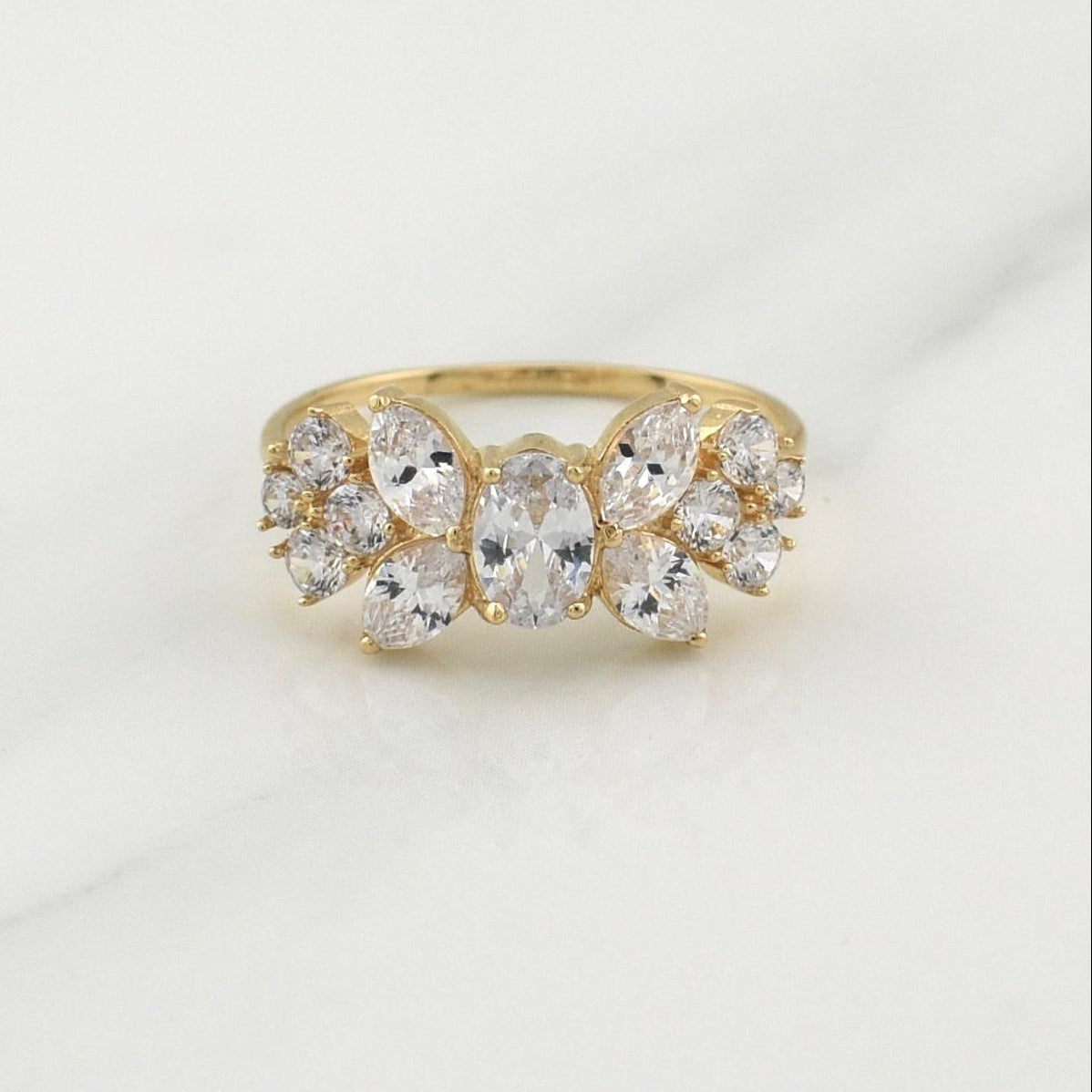 Anillo Muerdago 2.6gr / T7 / Oro Amarillo 18K !