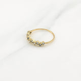 Anillo Churumbela Curvo 1.45gr / T7 1/2 / Oro Amarillo 18K !