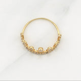 Anillo Corona 1.4gr / T6 / Oro Amarillo 18K !