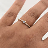 Anillo Solitario Churumbela 1.8gr / T6 1/4 / Oro Amarillo 18K !