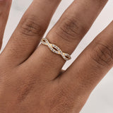 Anillo Infinitos 1.8gr / T7 3/4 / Oro Amarillo 18K !