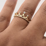 Anillo Corona 1.4gr / T6 / Oro Amarillo 18K !