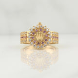 Anillo Corona 5.15gr / T5 1/2 / Oro Amarillo 18K !