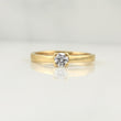 Anillo Solitario 2.6gr / T6 1/4 / Oro Amarillo 18K !