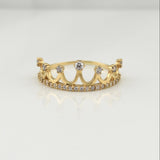 Anillo Corona 1.4gr / T6 / Oro Amarillo 18K !