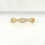 Anillo Infinitos 1.8gr / T7 3/4 / Oro Amarillo 18K !