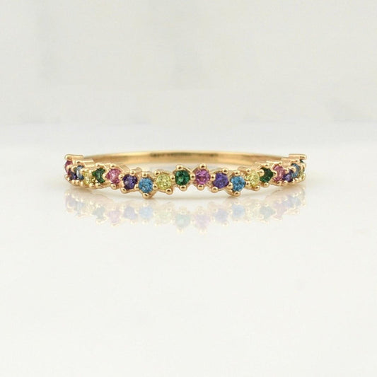 Anillo Churumbela Curvo 1.25gr / T7 1/4 / Oro Amarillo 18K !