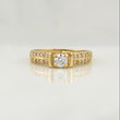 Anillo Solitario Corazon Churumbela 2.9gr / T6 1/2 / Oro Amarillo 18K !