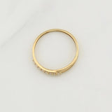 Anillo Mitad Churumbela 1.1gr / T7 1/2 / Oro Amarillo 18K !