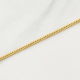 Pulso Franco 2.4gr / 7 1/2 in / 2.25mm Oro Amarillo +3 18K !