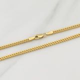 Cadena Franco 7gr / 24 in / 2.2mm Oro Amarillo +3 18K !