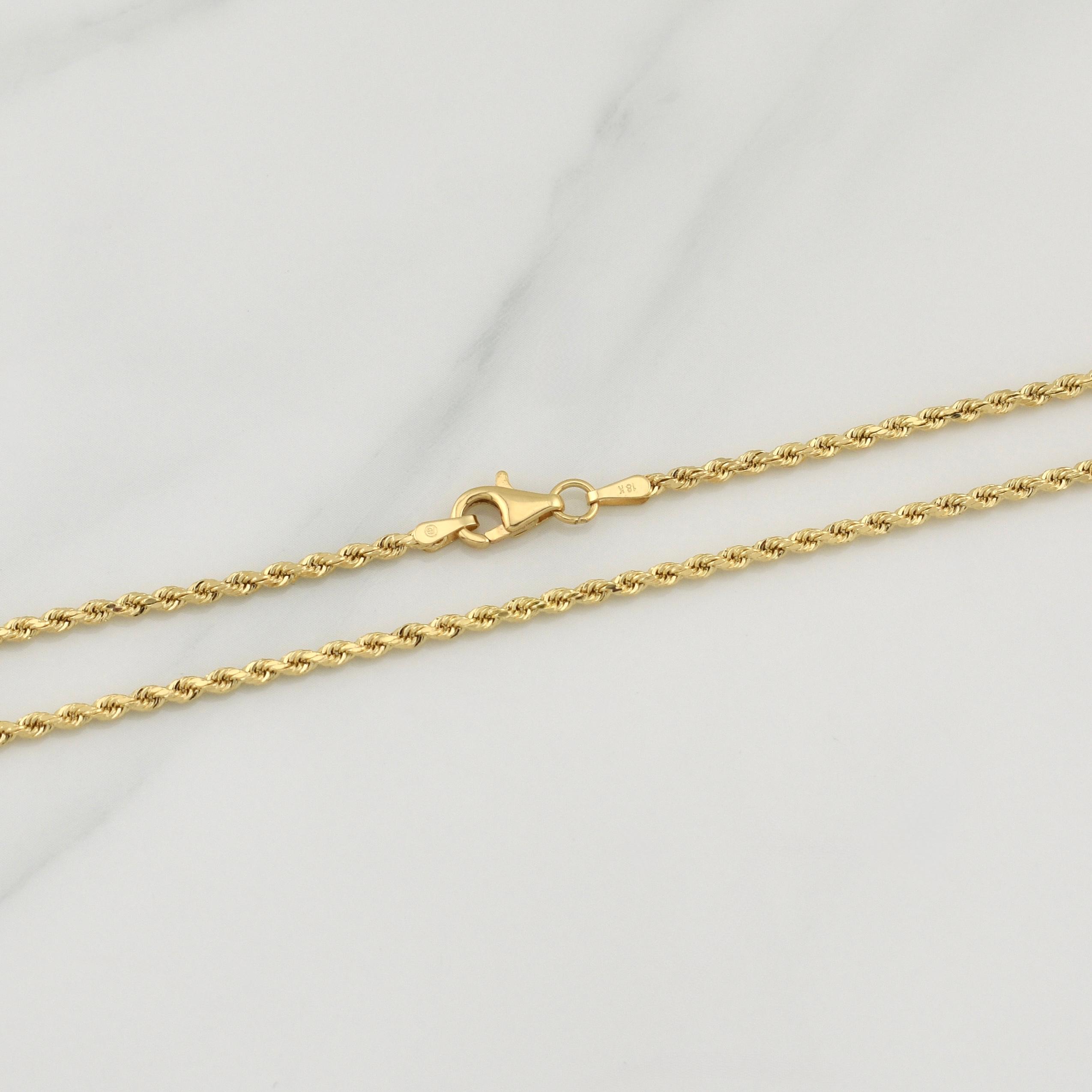 Cadena Lazo 5gr / 24 in / 2mm Oro Amarillo +3 18K !