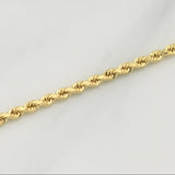 Cadena Lazo 5gr / 24 in / 2mm Oro Amarillo +3 18K !