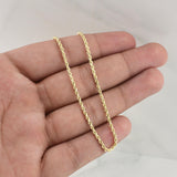 Cadena Lazo 4.25gr / 20 in / 2mm Oro Amarillo +3 18K !